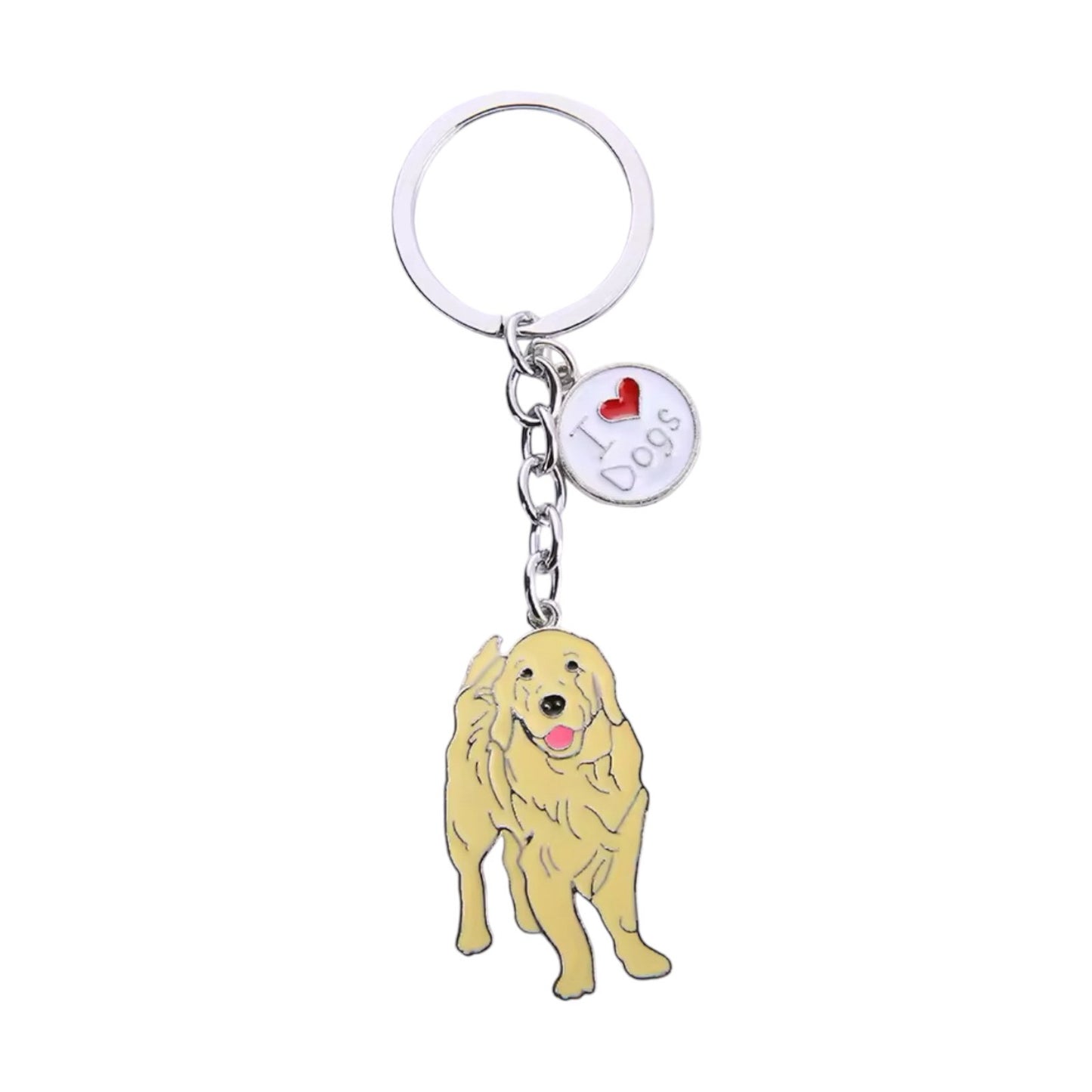 The Golden Retriever Keyring