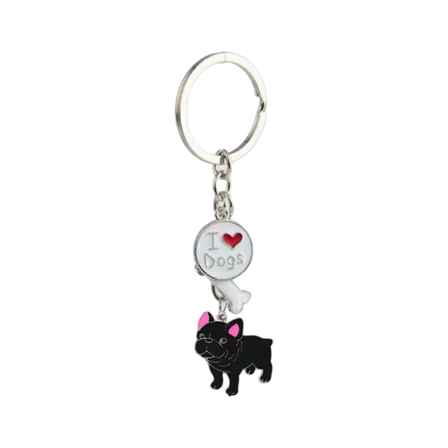 The French Bulldog Keyring