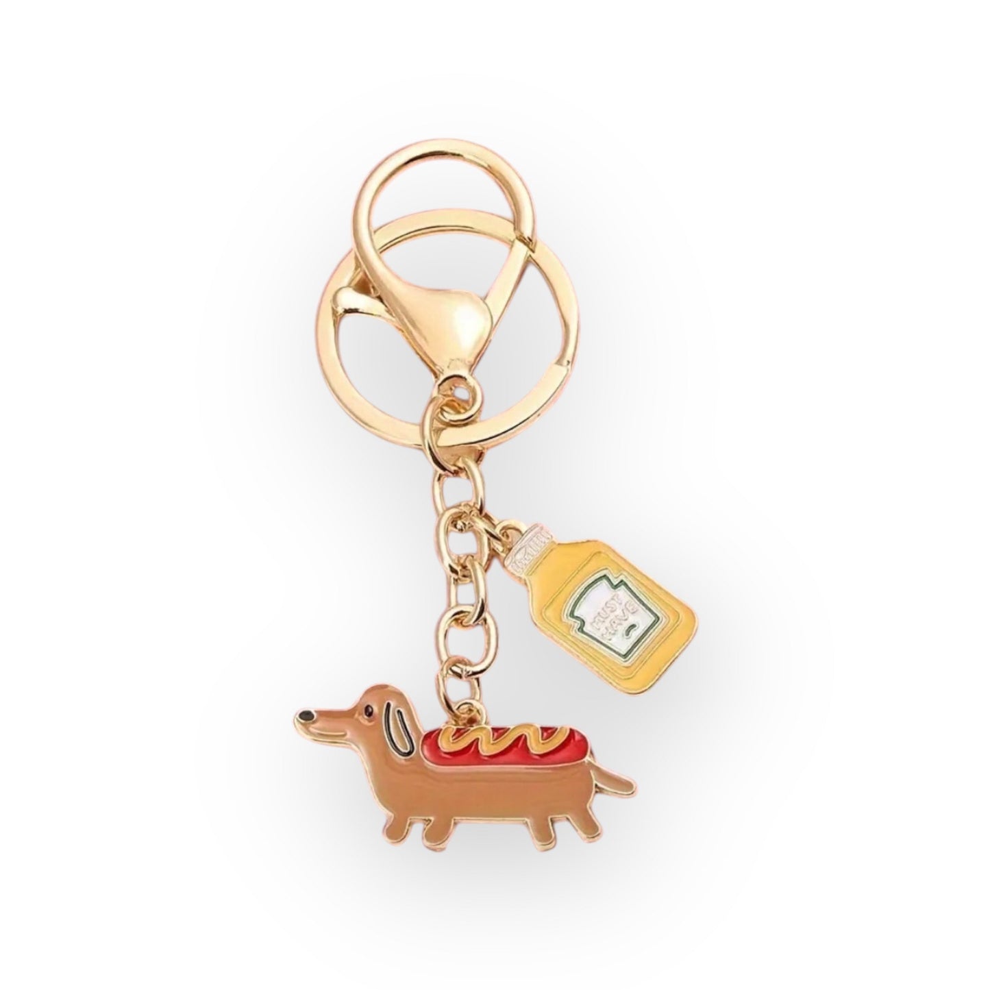 The Hot Dog Keyring