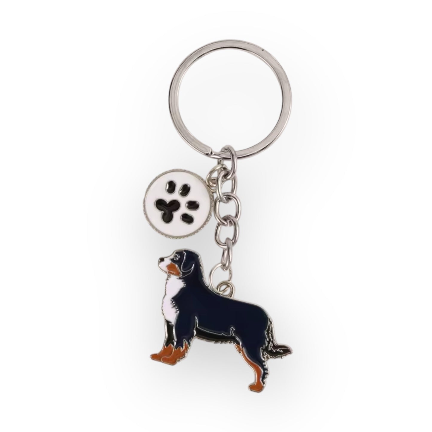 The Bernese Mountain Dog Keyring