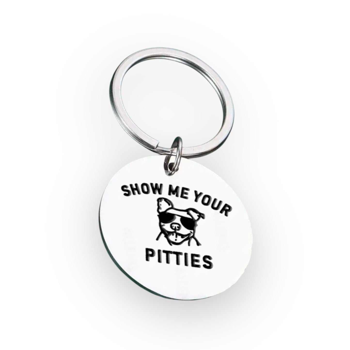 Show Me Your Pitties Keyring