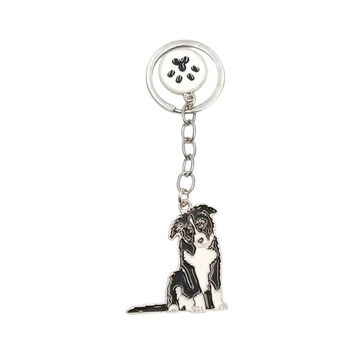 The Border Collie Keyring
