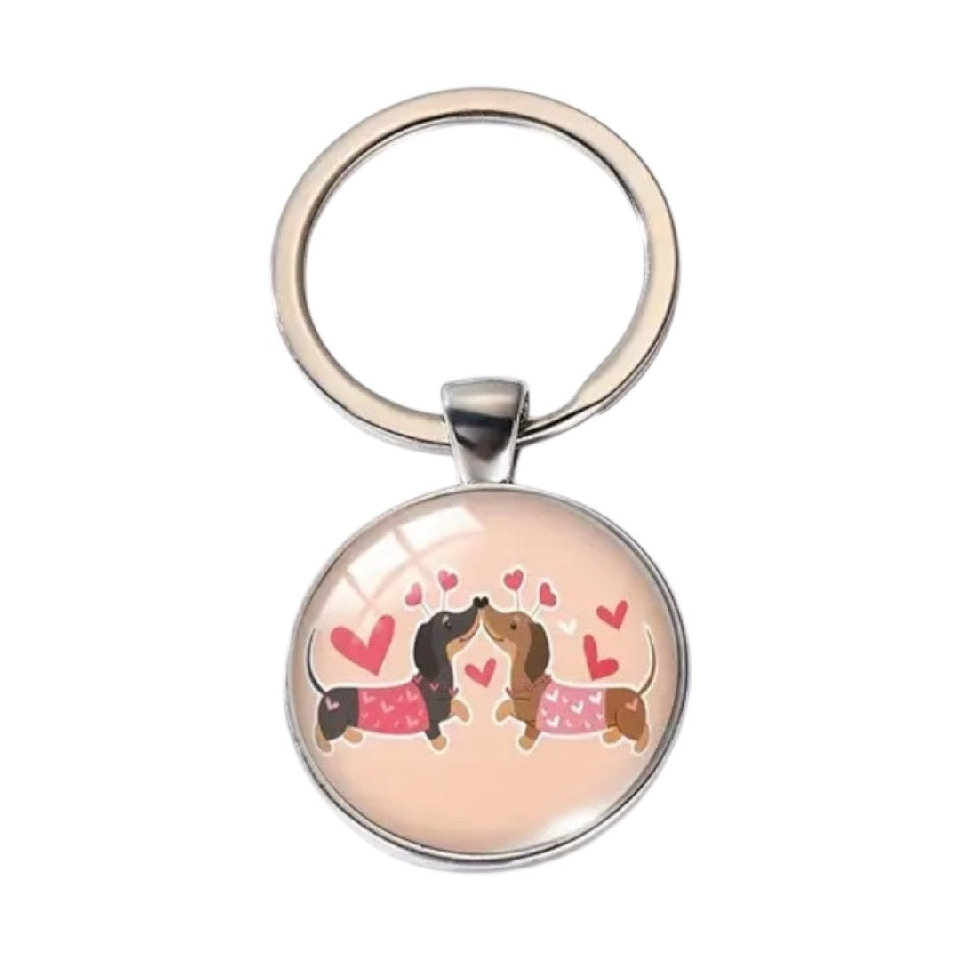 The Smooching Dashies Keyring
