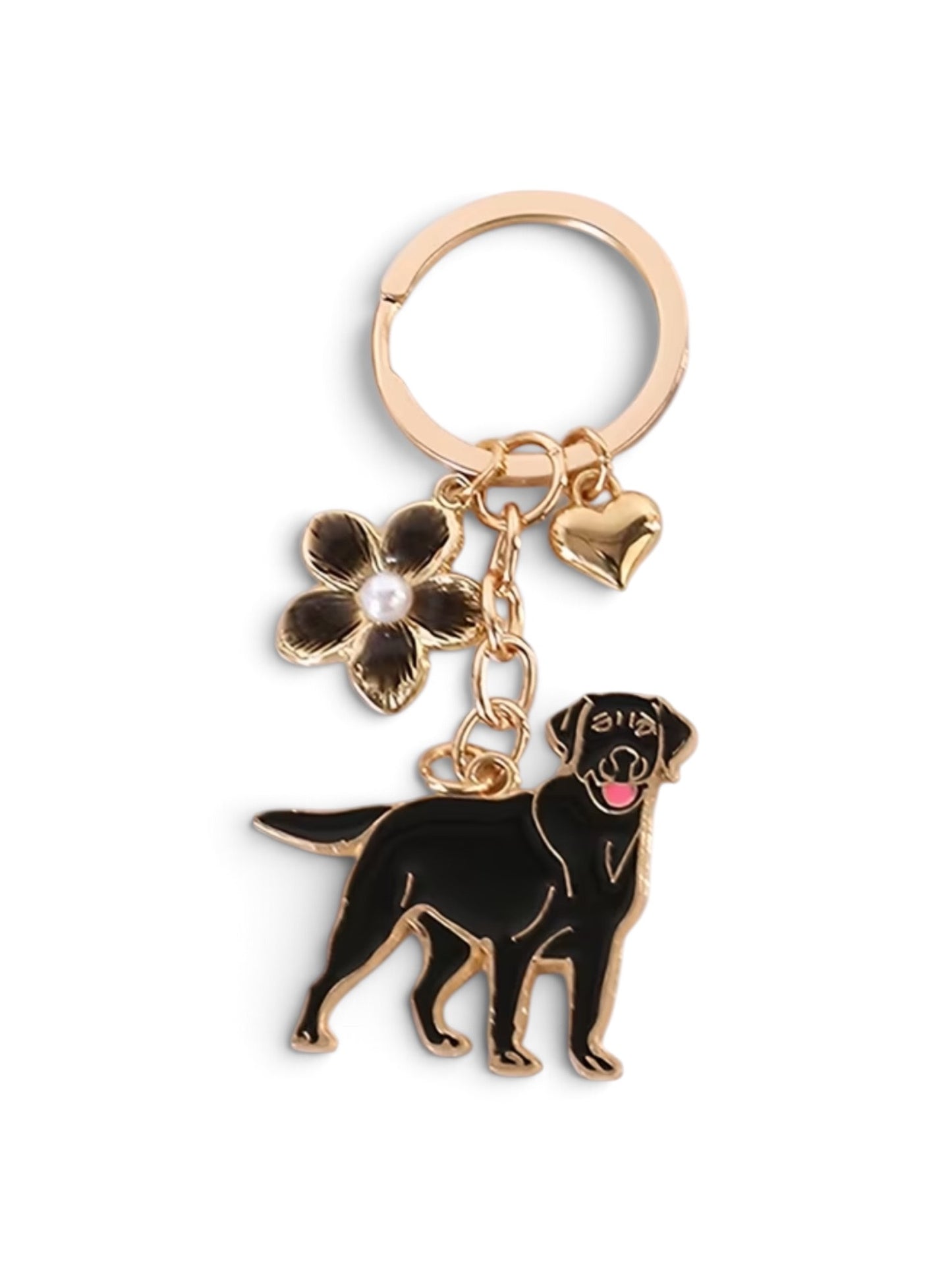 The Lab Keyring (Black)