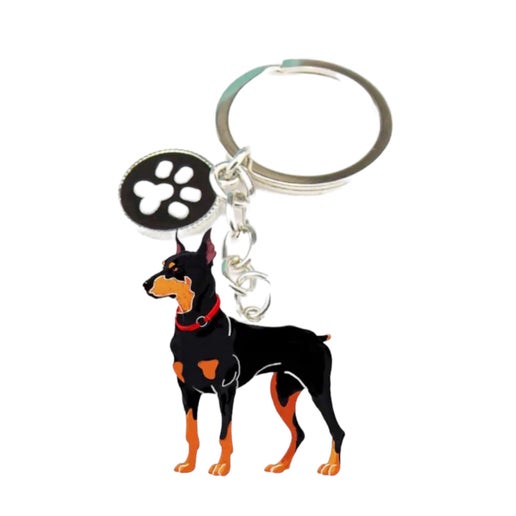 The Doberman Keyring