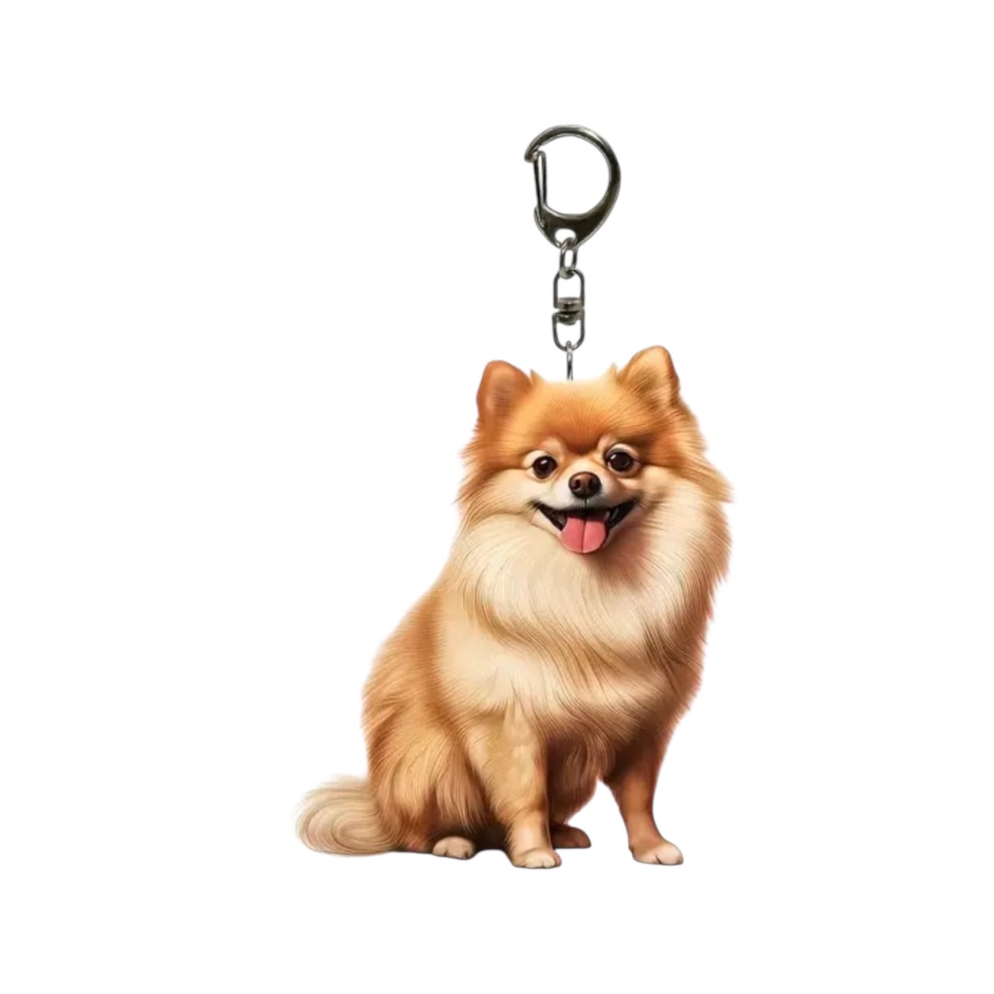 Pomeranian Keyring