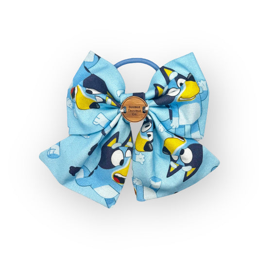 Here Bluey Sailor Hair Bow