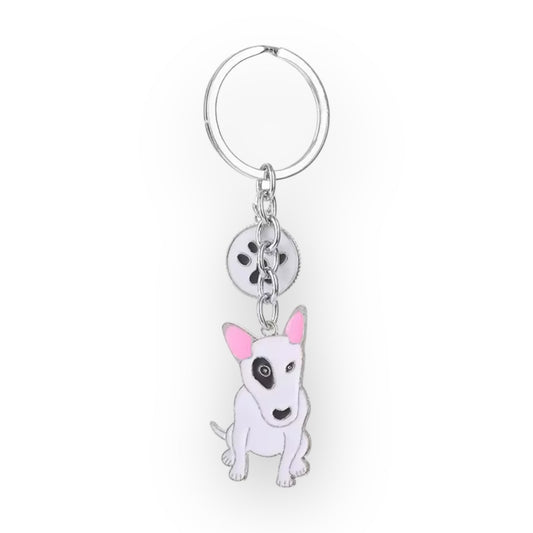 The Bull Terrier Keyring