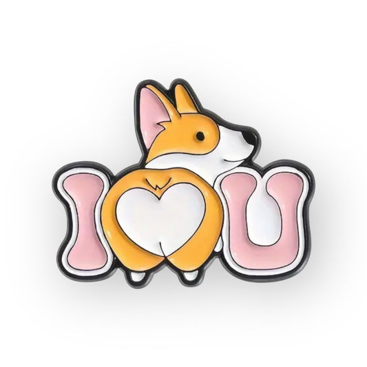 Love Corgis Pin
