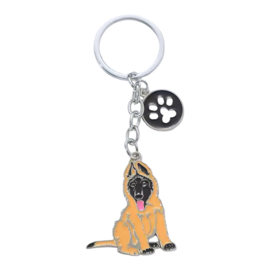 The German Shepherd Pup Keyring