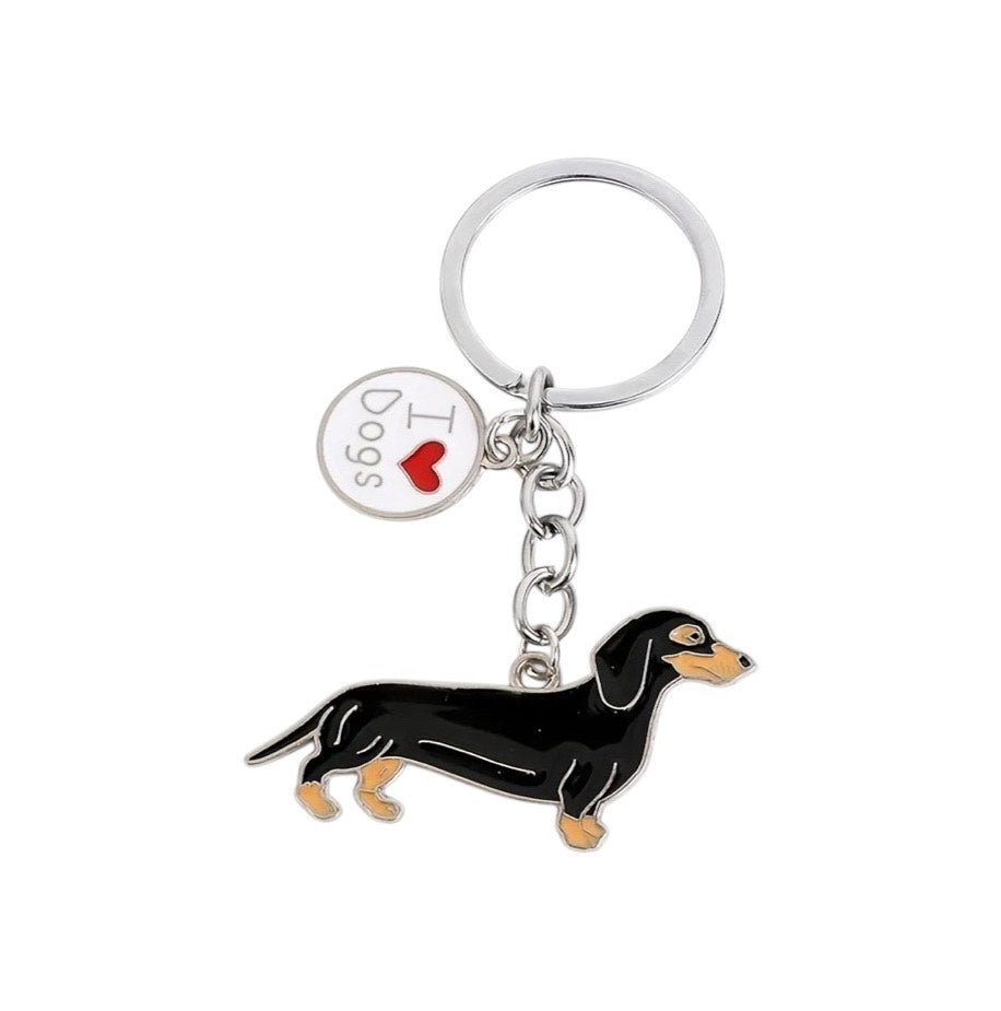 The Dashie Keyring (Black & Tan)