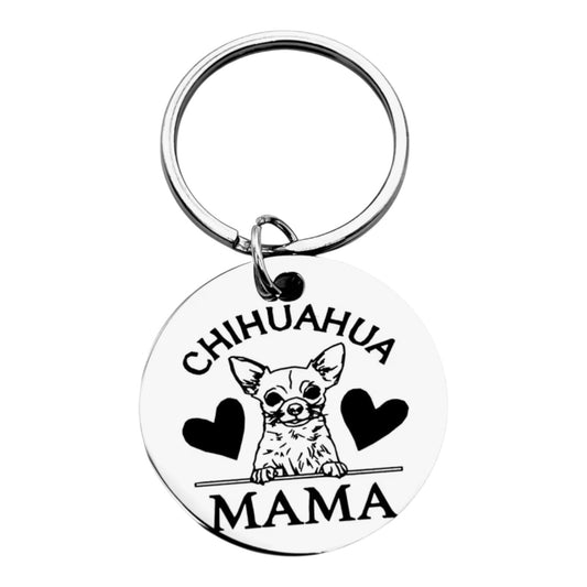 Chihuahua Mama Keyring