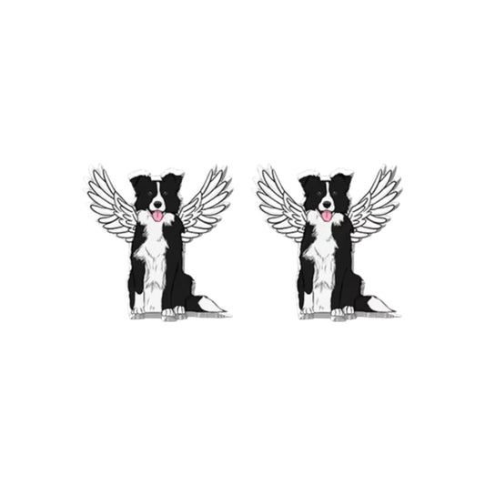 Border Collie Angel Studs