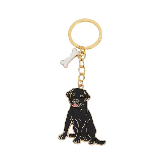 The Labrador Keyring (Black)