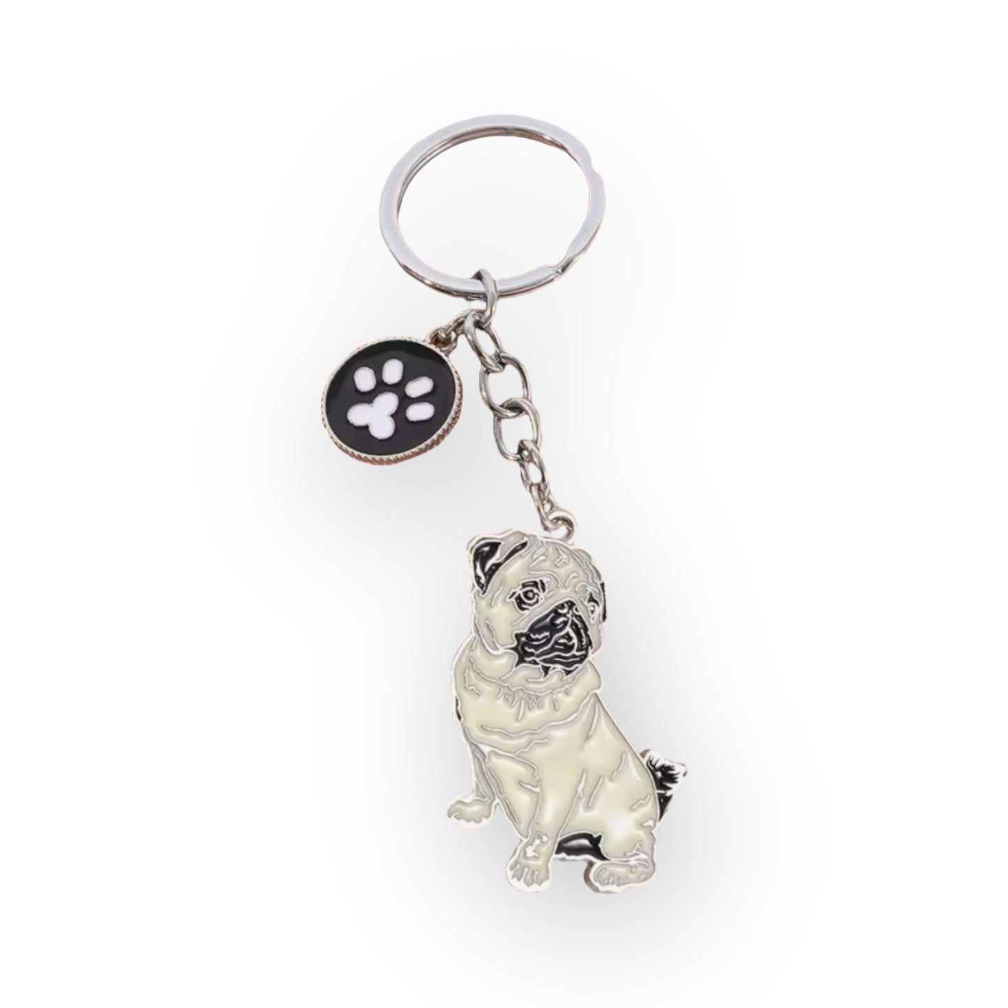 Pug Keyring