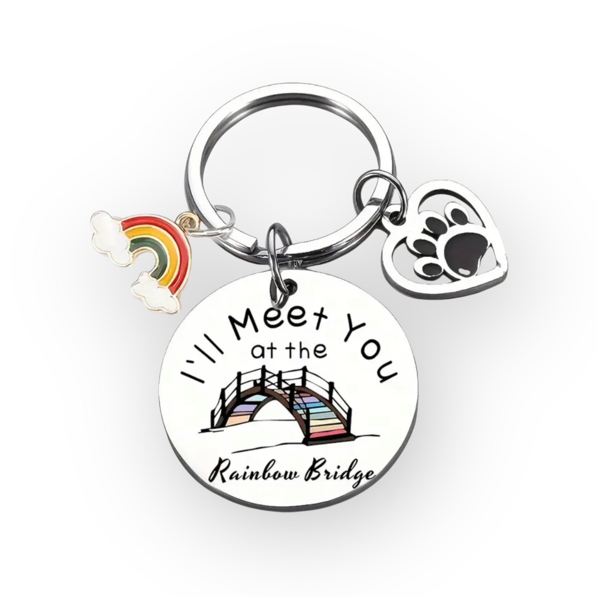 Bridge Key Ring The Rainbow Bridge Keyring – Double Trouble Co.
