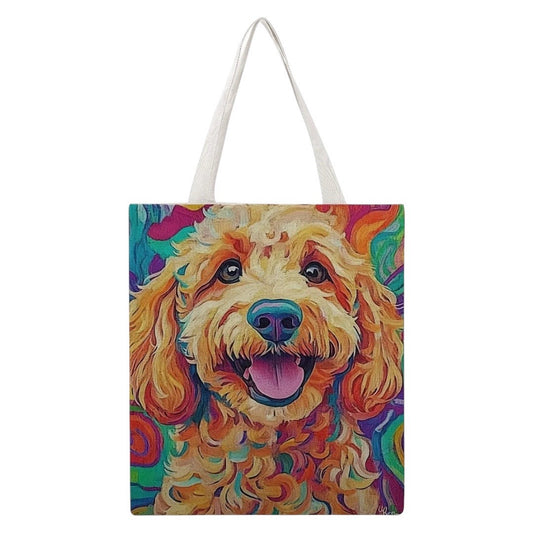Colourful Groodle Tote Bag