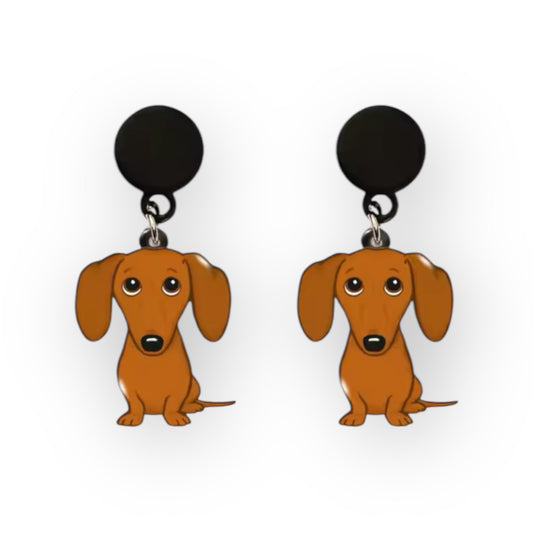 Dashie Earrings (light brown)